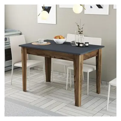 Hanah Home Kitchen Table Kiev 504 - Walnut, Anthracite