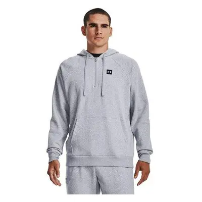 Under Armour Pánská bavlněná mikina Rival Fleece 1/2 Zip HD mod gray light heather M