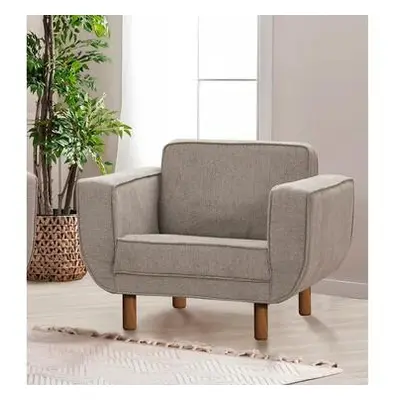 Atelier del Sofa Wing Chair Larus Berjer - Walnut, Grey