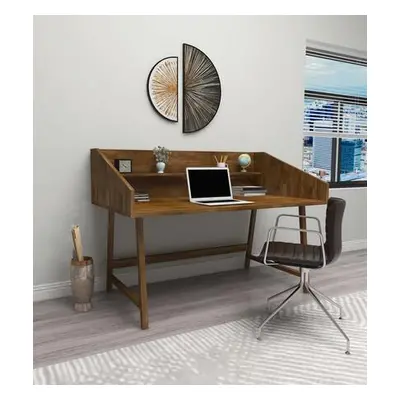 Hanah Home Study Desk Mely - Walnut