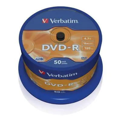 VERBATIM DVD-R 4,7GB/ 16x/ 50pack/ spindle, 43548