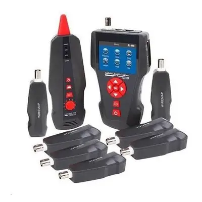 LAN Cable Tester TLCD88 s LCD, koax, Cat3/Cat5E/Cat6, UTP/STP, USB, PoE, ping, sonda, 8x protism