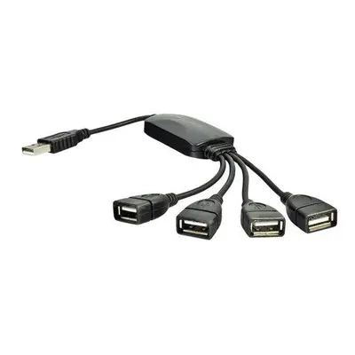 AKYGA Hub USB 2.0 Akyga AK-AD-13 4 ports black 15cm