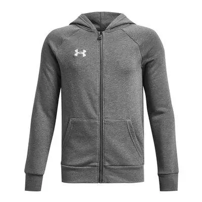 Under Armour Dětská mikina Rival Fleece FZ Hoodie - velikost YM castlerock light heather YM