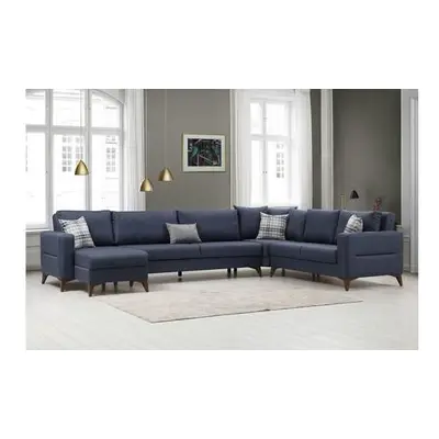 Atelier del Sofa Corner Sofa-Bed Kristal Rest 3+Corner+2 - Anthracite