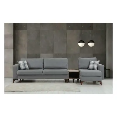 Atelier del Sofa Sofa Set Kristal Rest Set - Dark Grey