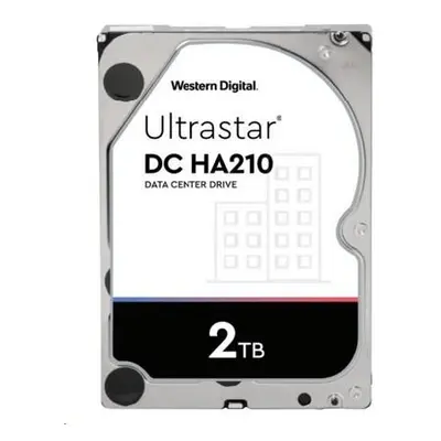 WD Ultrastar HDD 2TB (HUS722T2TALA604) DC HA210 3.5in 26.1MM 128MB 7200RPM SATA 512N SE (GOLD WD