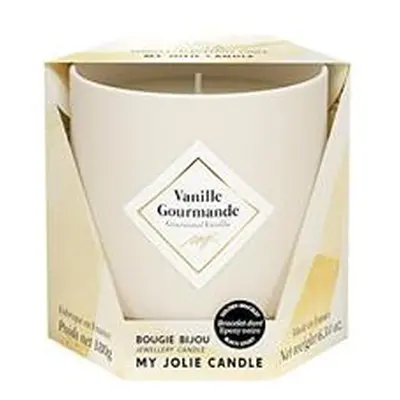 My Jolie Candle Vonná svíčka 36h s náramkem Black Les Essentielles Gurmánská Vanilka 320329