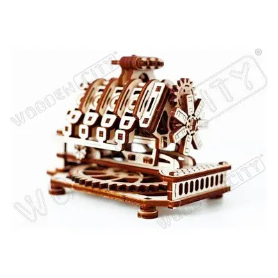 WOODEN CITY 3D puzzle Motor V8, 200 dílů