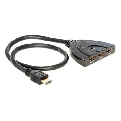 Delock HDMI 3 - 1 obousměrný Switch / Spliter, 87619