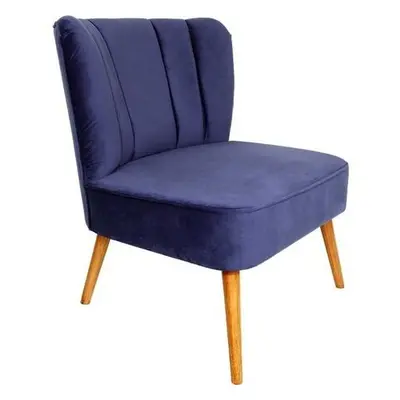 Atelier del Sofa Wing Chair Moon River - Dark Blue