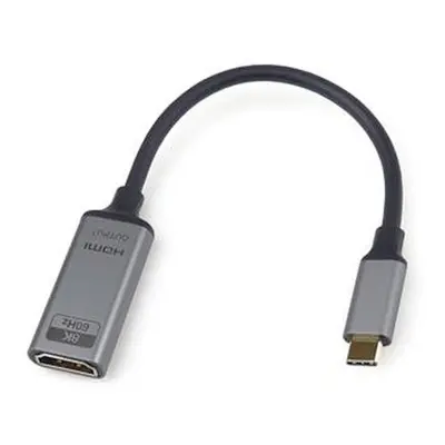 PremiumCord Adaptér USB-C na HDMI rozlišení obrazu 8K@60Hz,4K@144Hz Aluminium 20cm, ku31hdmi24