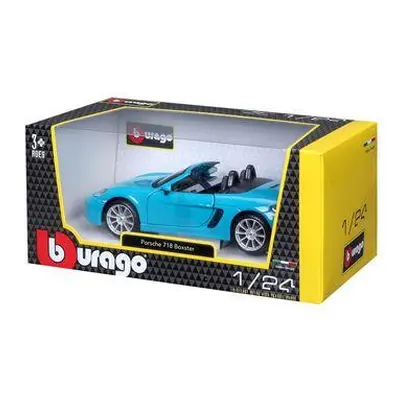 Bburago 1:24 Plus Porsche 718 Boxster Blue