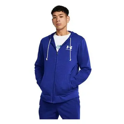 Under Armour Pánská mikina Rival Terry LC FZ royal M, Modrá