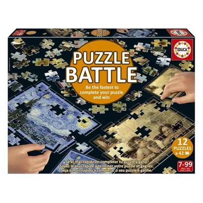 EDUCA Puzzle bitva Umění 12x42 dílků