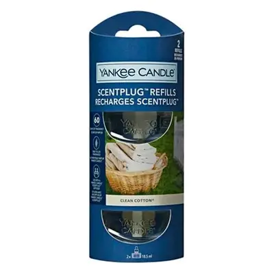 Yankee Candle Náplň do difuzéru Clean Cotton (ScentPlug Refills) 2 x 18,5 ml