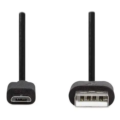 Nedis CCGL60500BK10 USB, USB-A Zástrčka - Micro USB-B Zástrčka, 1m, černý