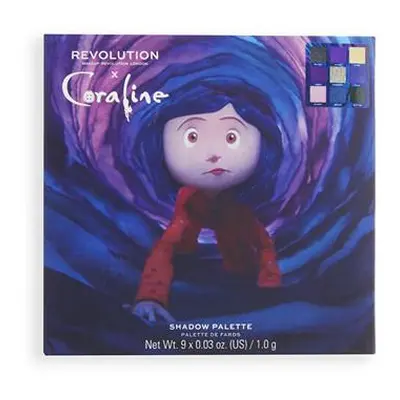 Revolution Paletka očních stínů X Coraline The Secret Door Palette 9 g