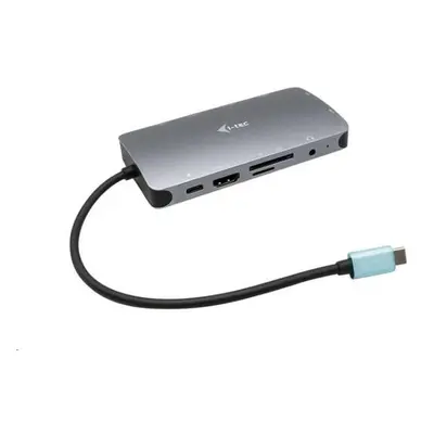 i-Tec USB-C Metal Nano Dock HDMI/VGA with LAN + Power Delivery 100 W C31NANODOCKVGAPD, C31NANODO