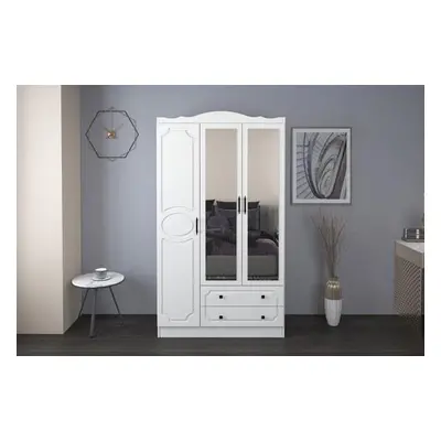 Hanah Home Wardrobe Mihra 203 - White