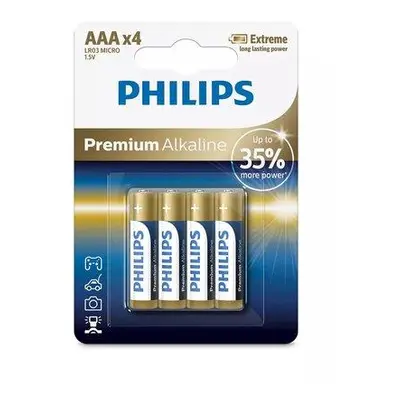 Philips Premium Alkaline AAA 4ks LR03M4B/10