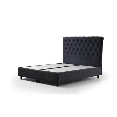 Hanah Home Single Bed Base & Headboard Sonata 120 x 200 - Anthracite