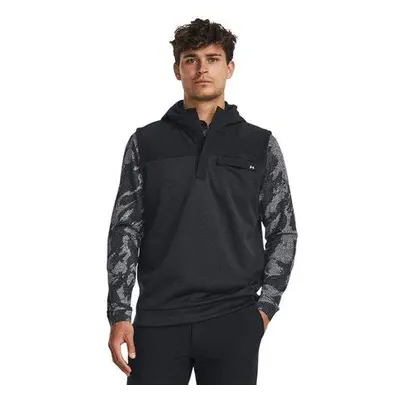 Under Armour Pánská hybridní vesta Storm SweaterFleece Vest black S, Černá