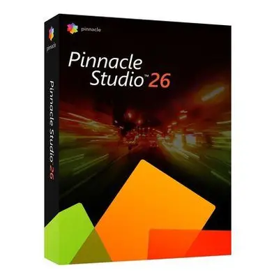 Pinnacle Studio 26 Standard ML EU - Windows, EN/CZ/DA/ES/FI/FR/IT/NL/PL/SV - BOX, PNST26STMLEU