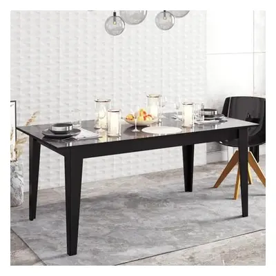 Hanah Home Dining Table Polka - Black Black