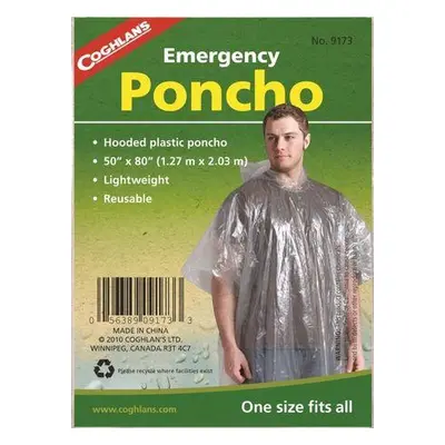 Coghlan´s nouzové pončo Emergency Poncho, Bílá