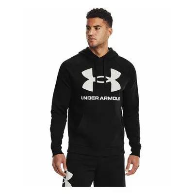 Under Armour Pánská mikina Rival Fleece Big Logo Hoodie black M, Černá