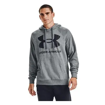 Under Armour Pánská mikina Rival Fleece Big Logo Hoodie gray L, Šedá