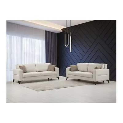 Atelier del Sofa Sofa Set Kristal 3+3 - Beige