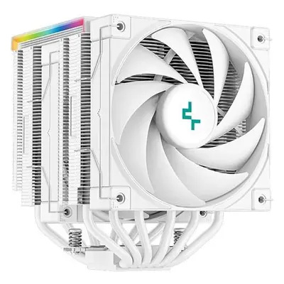 DEEPCOOL chladič AK620 Digital / 2x120mm fan / 6x heatpipes / pro Intel i AMD/ bílý / digitální 