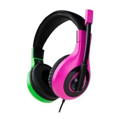 Headset Bigben Wired Stereo Pink + Green (Switch)