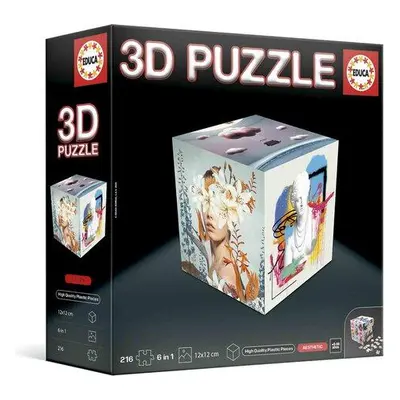 EDUCA 3D Puzzle kostka Estetika 216 dílků