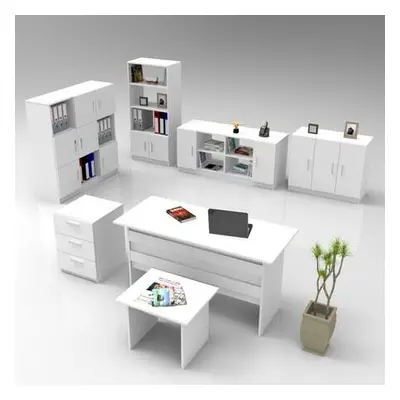 Hanah Home Office Furniture Set VO18-W White