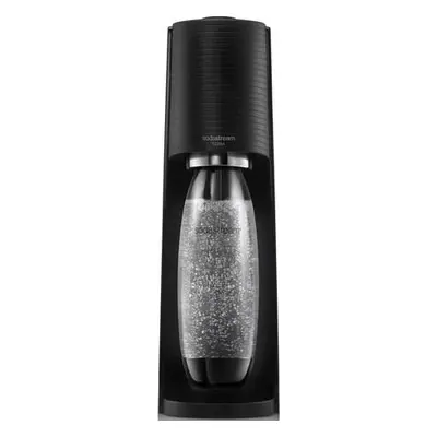 SodaStream Terra Black výrobník sody, mechanický, 1l láhev SodaStream Fuse, bombička s CO2, čern