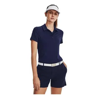 Under Armour Dámské polo tričko Zinger Polo SS midnight navy L, Tmavě, modrá