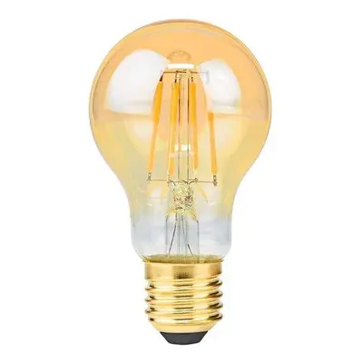 NEDIS LED žárovka E27/ A60/ 4,9 W/ 220 V/ 470 lm/ 2100 K/ stmívatelná/ extra teplá bílá/ retro s