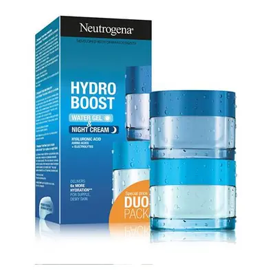 Neutrogena Hydro Boost hydratační pleťový gel 50 ml + noční krém s hydratačním účinkem 50 ml dár