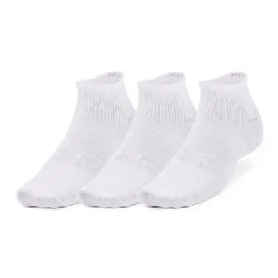 Under Armour Dětské sportovní ponožky Essential 3-Pack Youth white S, Bílá