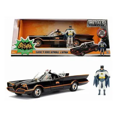 Jada Toys | Batman Diecast Model 1966 Batmobile Classic TV Series s figurkou Batmana 1: 24