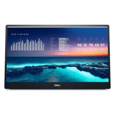 DELL P1424H přenosný/ 14" LED/ 1920x1080/ Full HD/ 700:1/ 6ms/ 2 x USB-C stříbrný/ 3Y Basic on-s