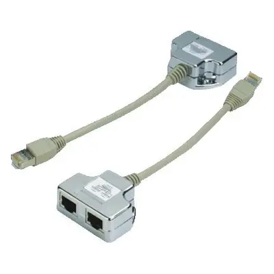 DATACOM "Y" adaptér STP CAT5E PC / PC+TEL