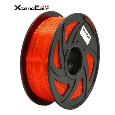 XtendLAN PETG filament 1,75mm průhledný oranžový 1kg, 3DF-PETG1.75-TOR 1kg