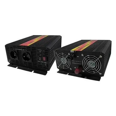 Měnič napětí Carspa CAR2KU-12 12V/230V+USB 2000W, modifikovaná sinus