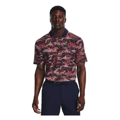 Under Armour Pánské polo tričko Iso-Chill Palm Dash Polo midnight navy M, Tmavě, modrá