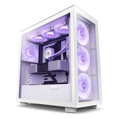 NZXT skříň H7 Elite Edition / ATX / 4x 140mm (3x RGB) fan / USB-C / 2x USB/ proskl. bočnice / pr