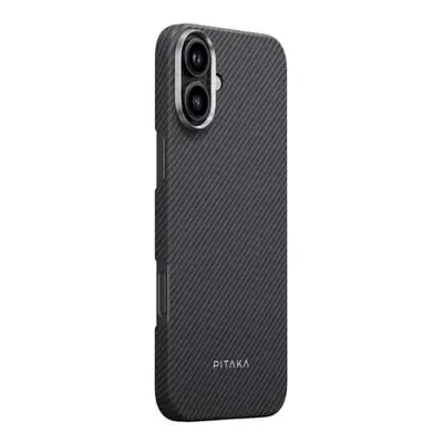 Pitaka MagEZ Case 5 MagSafe kryt iPhone 16 Plus Black/Grey Twill